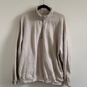Abercrombie oversized half zip